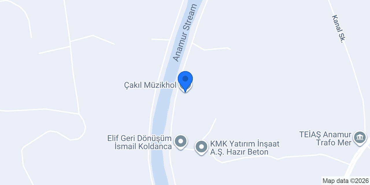 Çakıl Müzikhol konumu