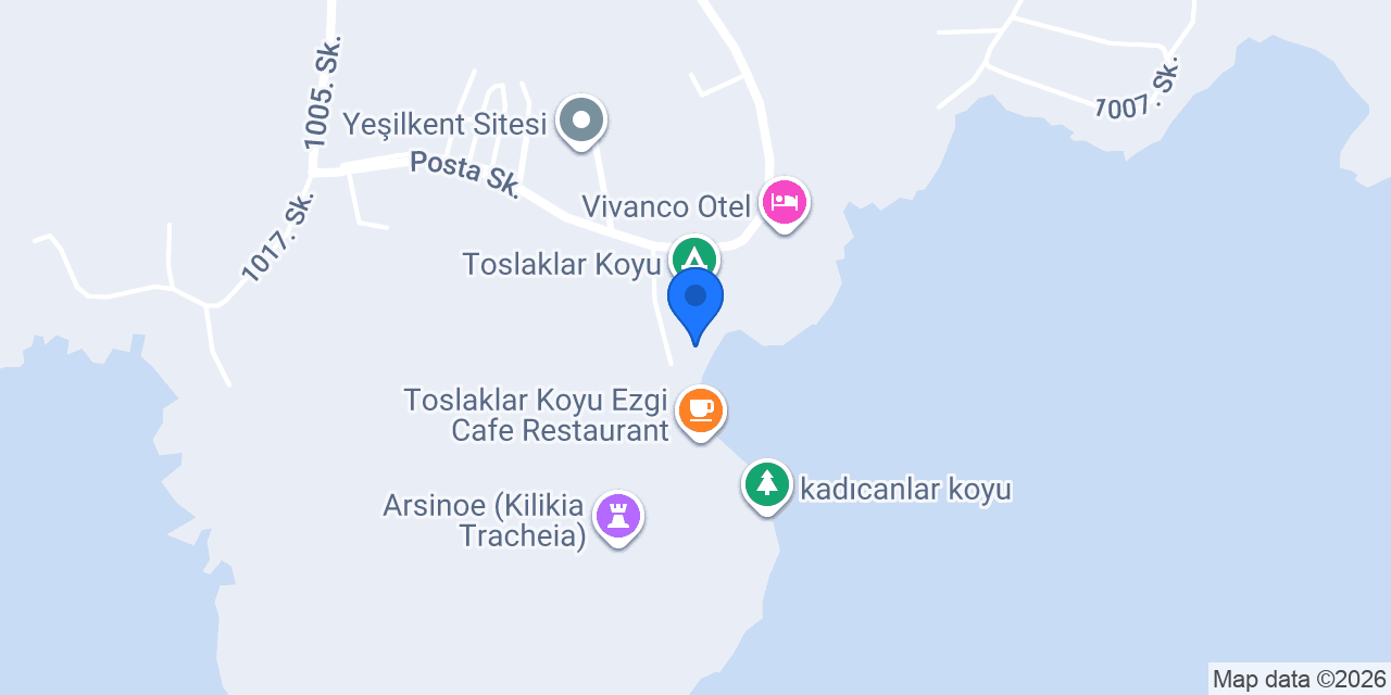 DENİZHAN ÇAY BAHCESİ konumu