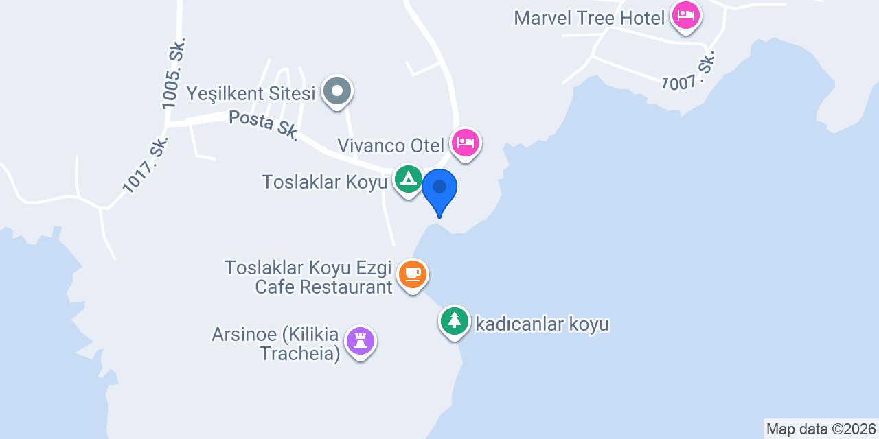Toslaklar Koyu Sultan Cafe & Pub konumu