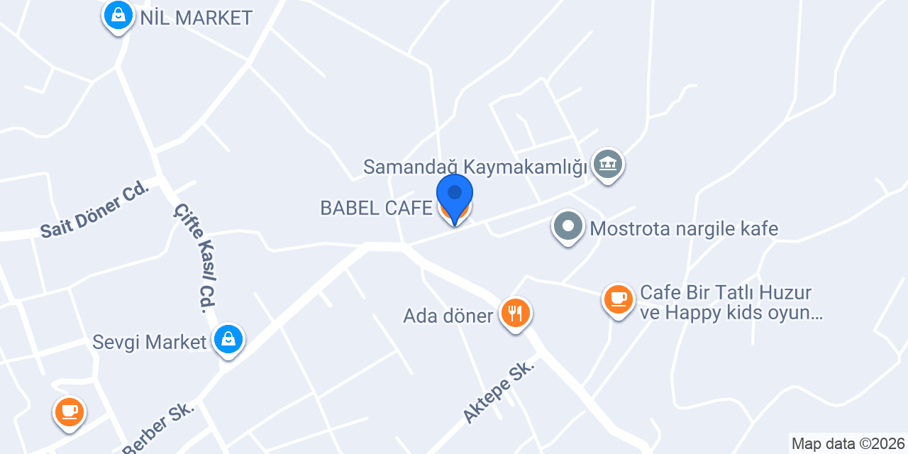 BABEL CAFE konumu