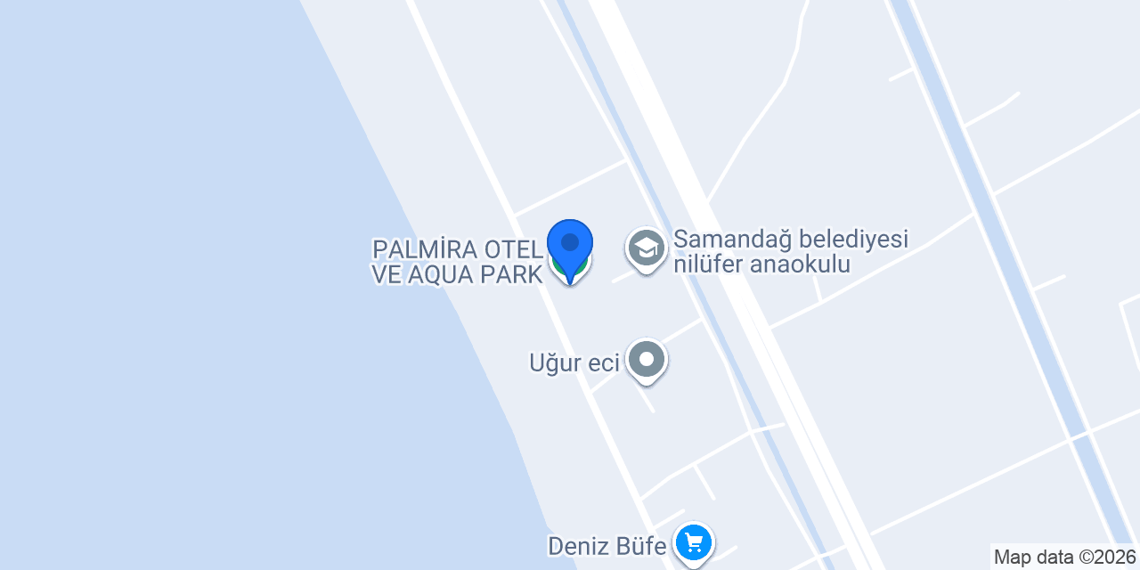 PALMİRA OTEL VE AQUA PARK konumu