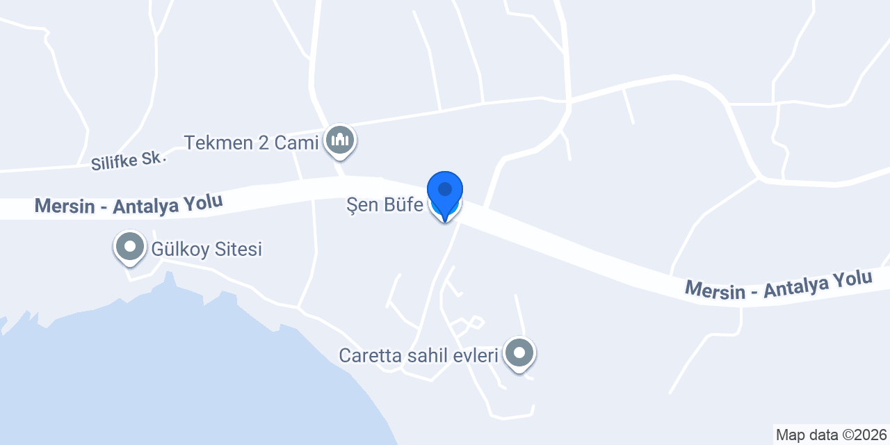 Şen Büfe konumu