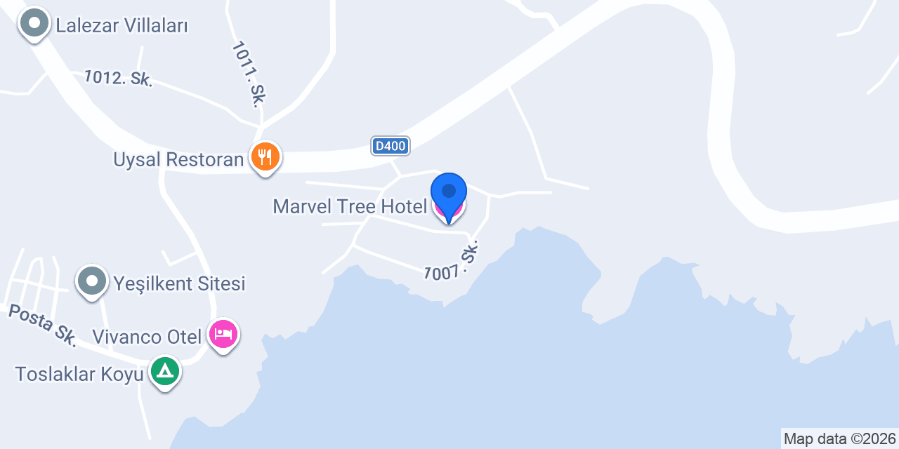 Marvel Tree Hotel konumu