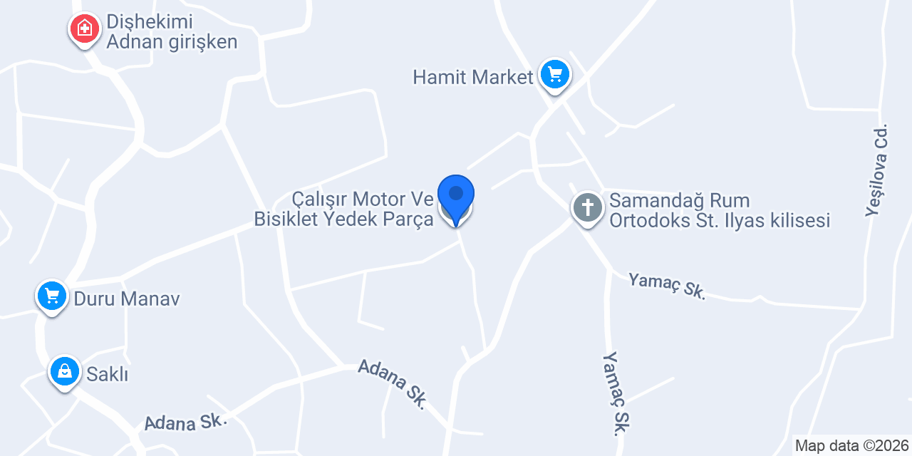 Çalışır Motor Ve Bisiklet Yedek Parça konumu