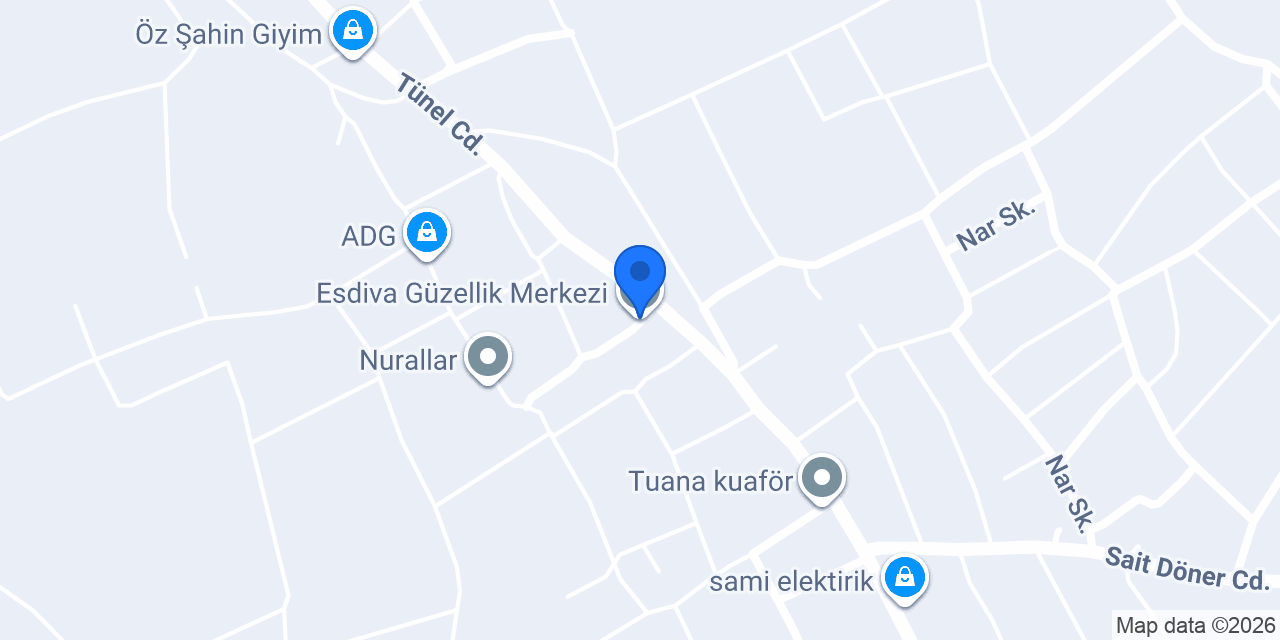 Esdiva Güzellik Merkezi konumu