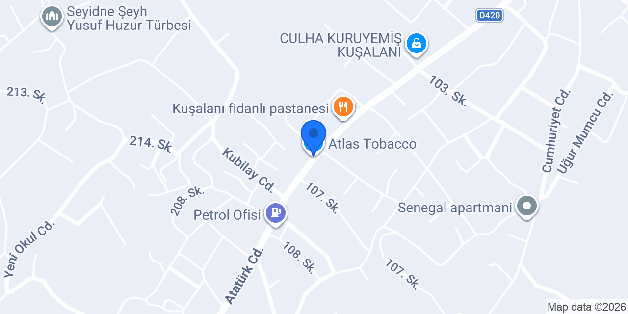 Atlas Tobacco konumu
