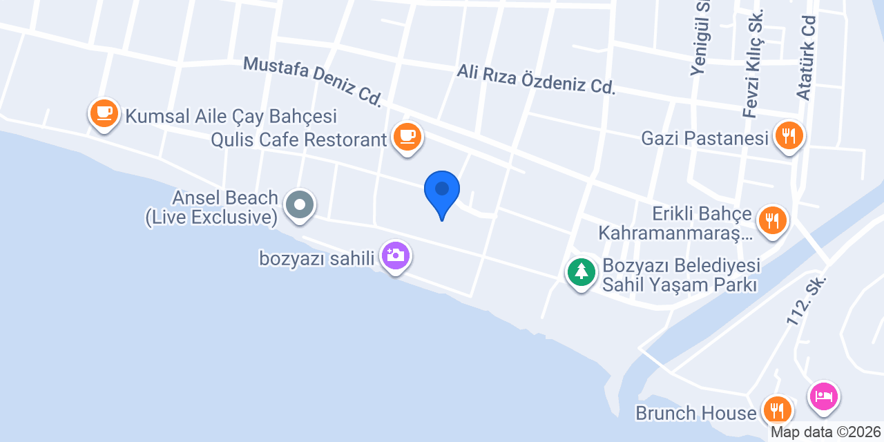 Cadde Sahilde Hookah Lounge konumu