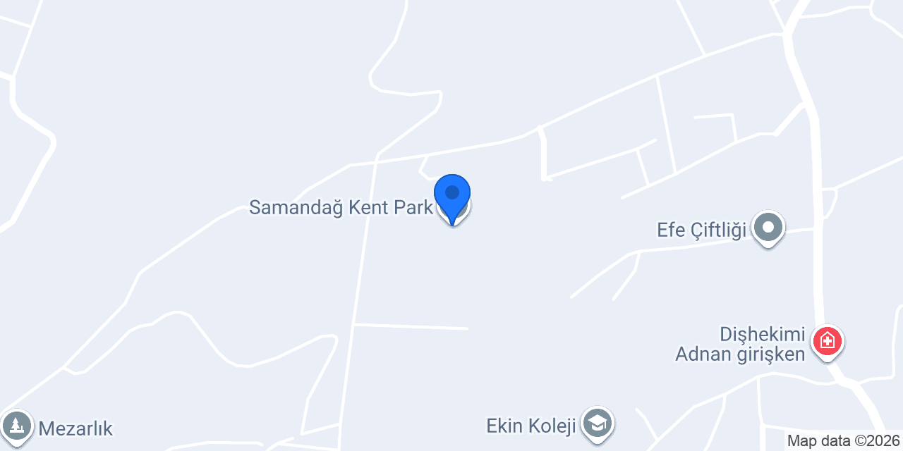 Samandağ Kent Park konumu