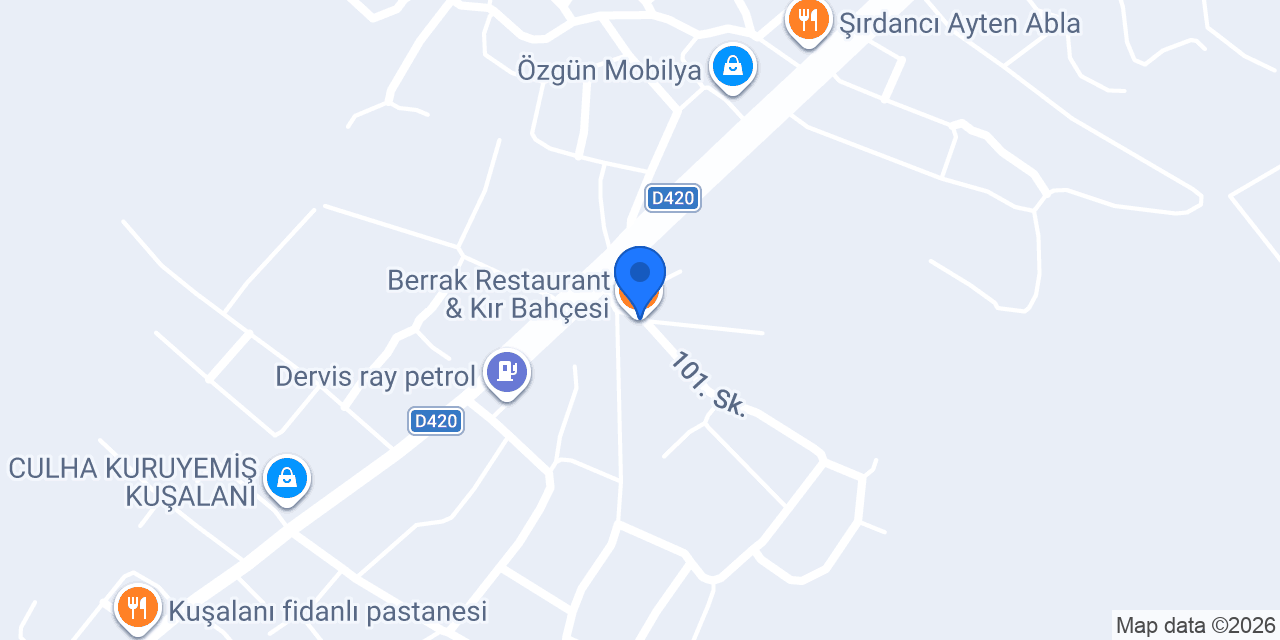 Berrak Restaurant & Kır Bahçesi konumu