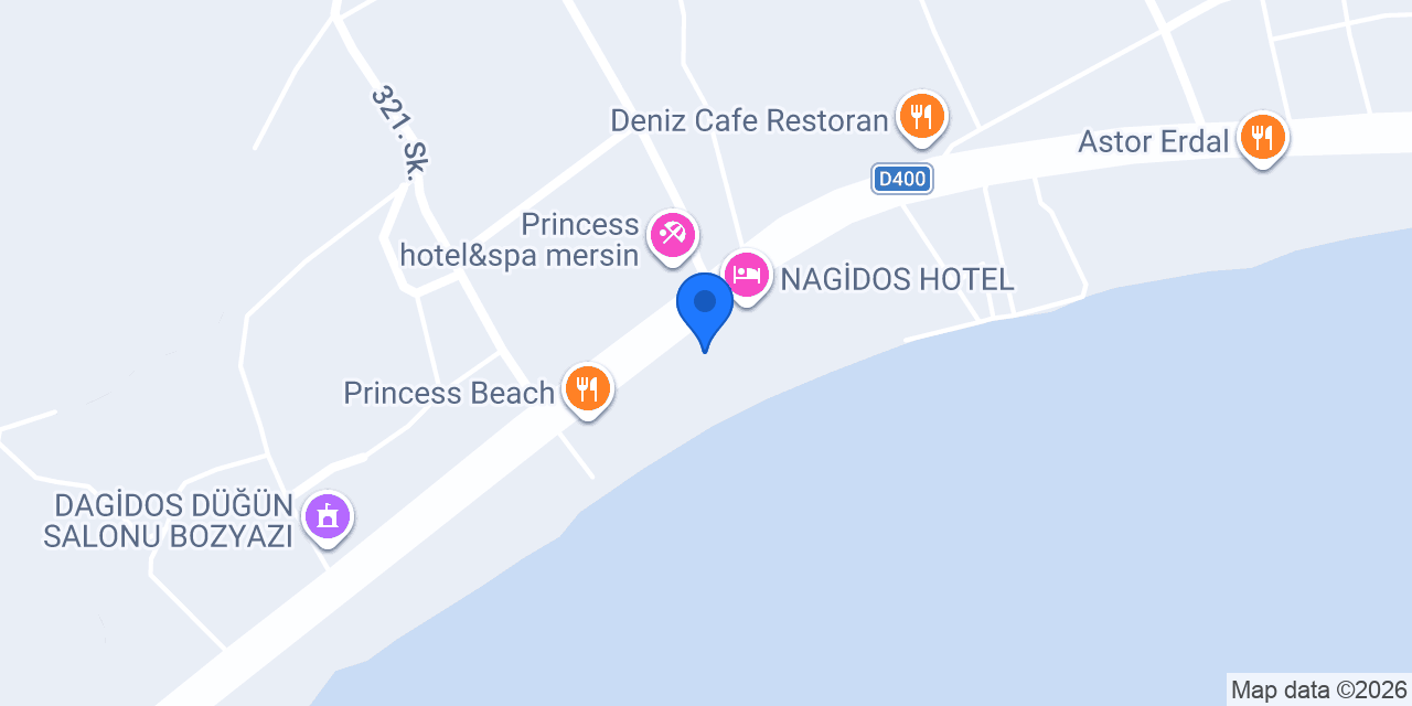 Hotel Anemurion konumu