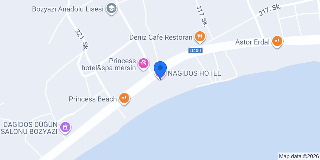 NAGİDOS HOTEL konumu