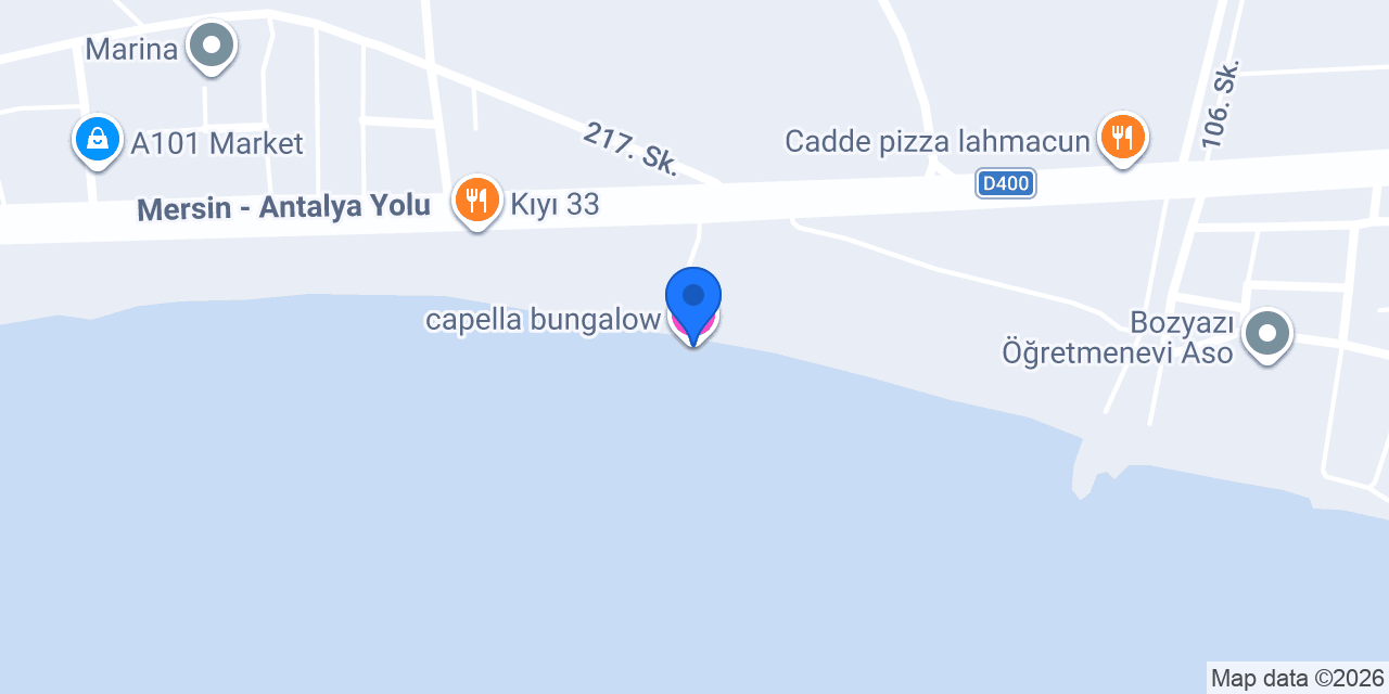 capella bungalow konumu