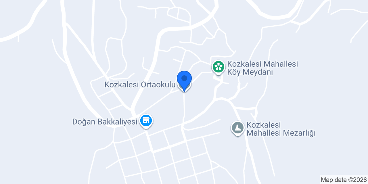 Kozkalesi Ortaokulu konumu