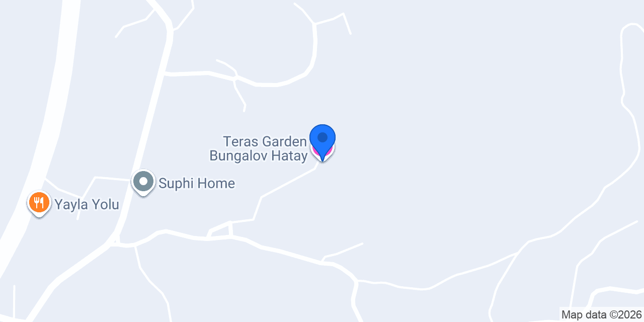 Teras Garden Bungalov Hatay konumu