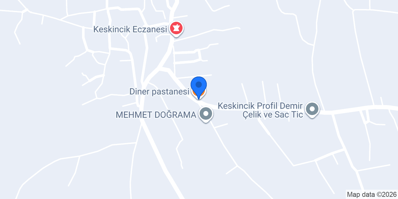 Diner pastanesi konumu
