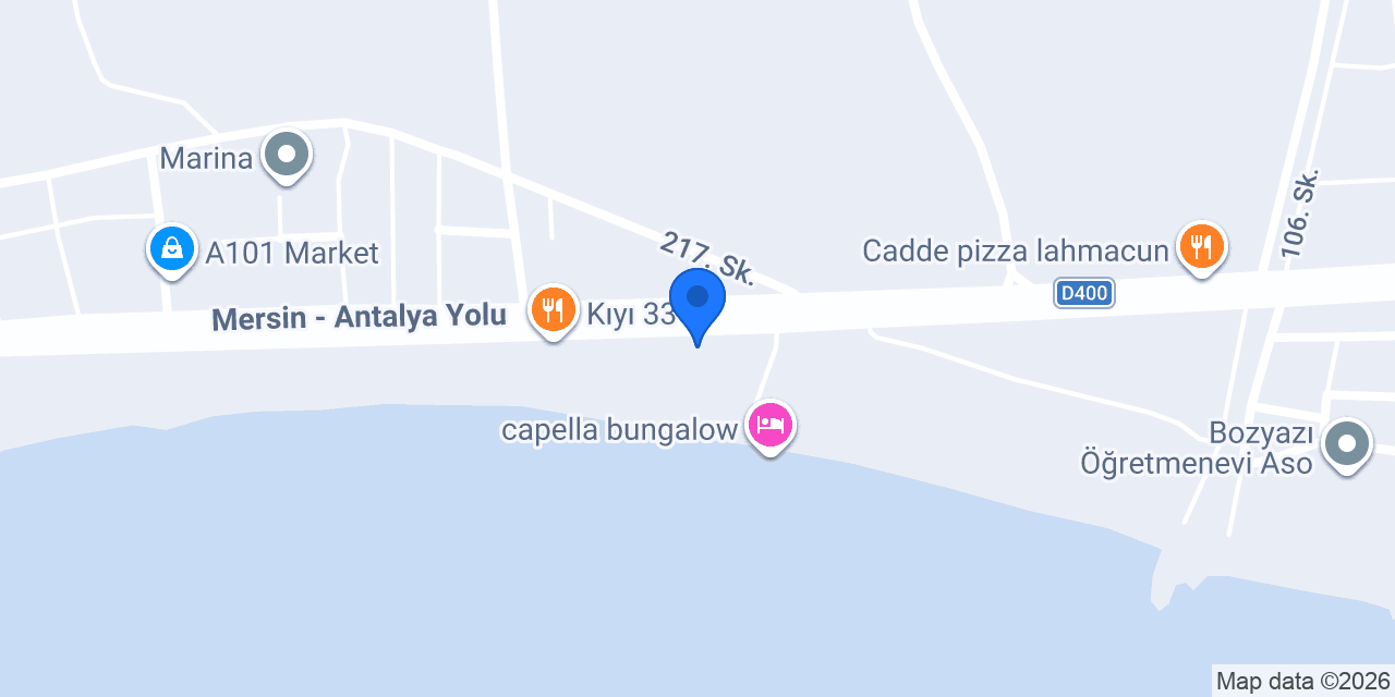 Zeytince Bungalov konumu