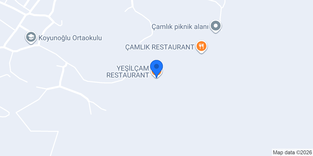 YEŞİLÇAM RESTAURANT konumu