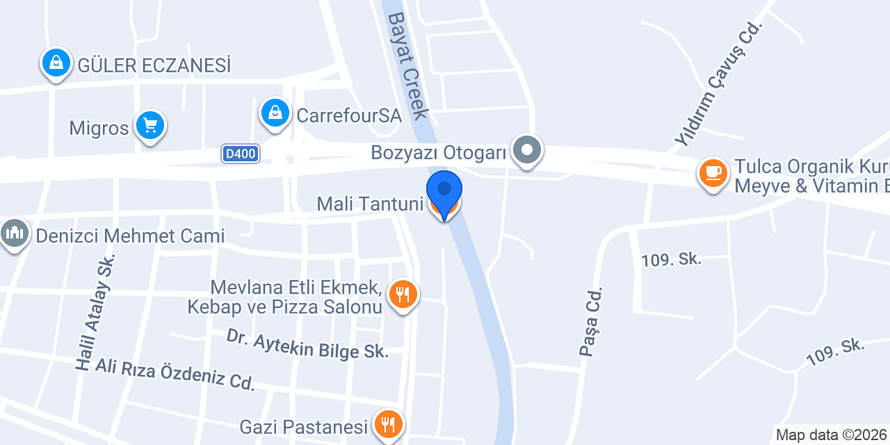 Mali Tantuni konumu