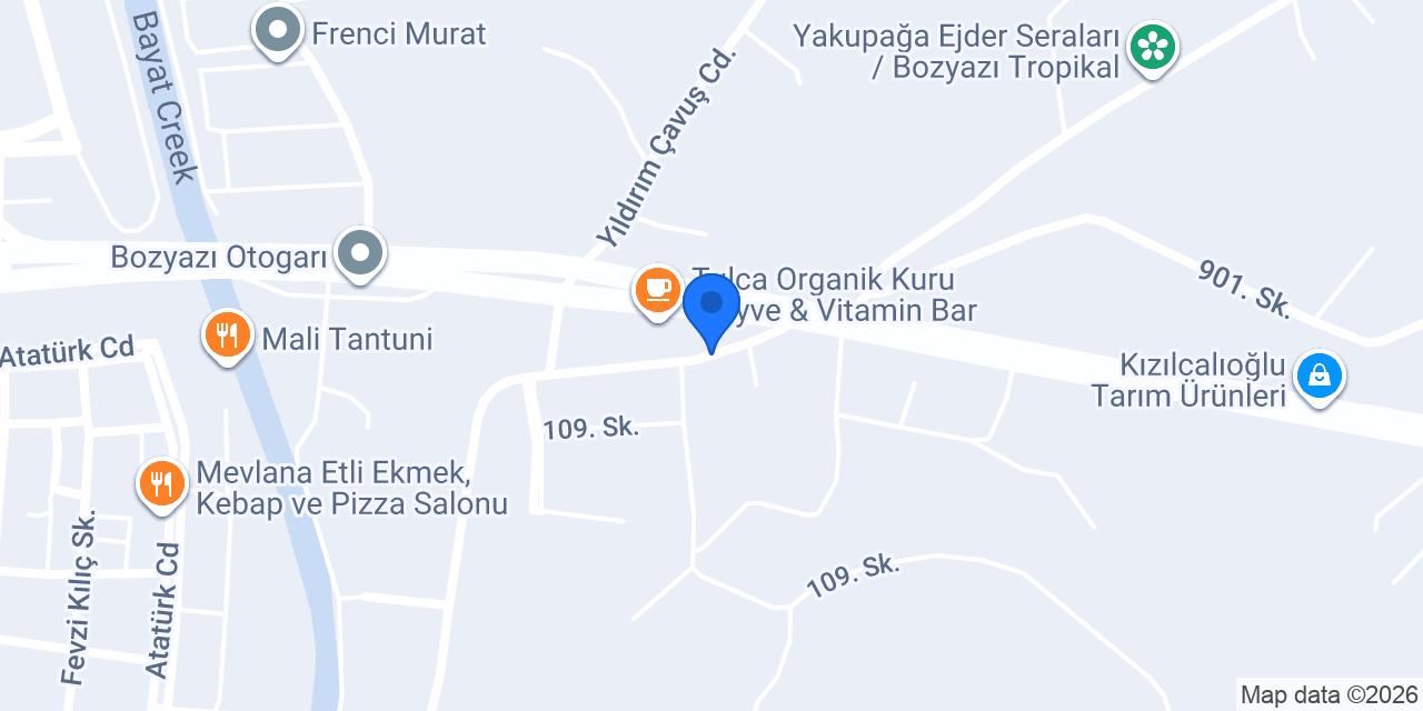 Hanzade Gıda konumu