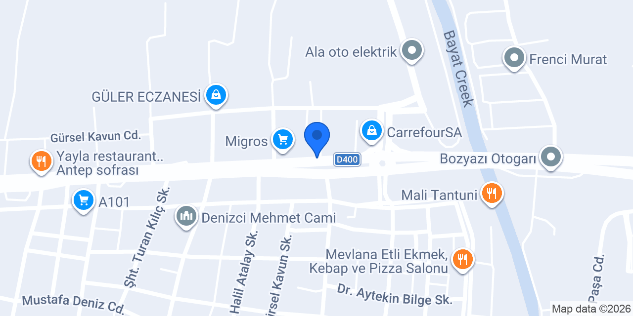 Gökkuşağı Mobilya konumu