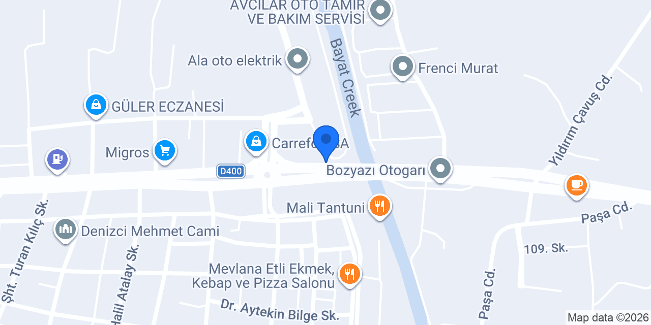 Sultan Sofrası Kebab konumu