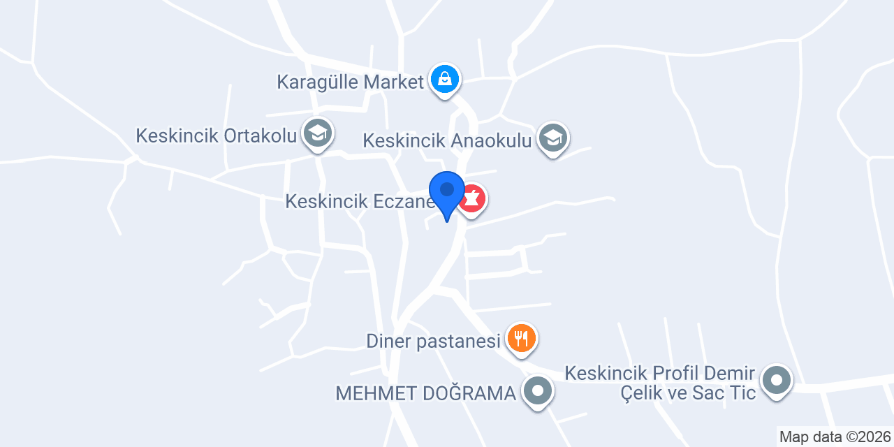 Keskincik ilkokulu konumu