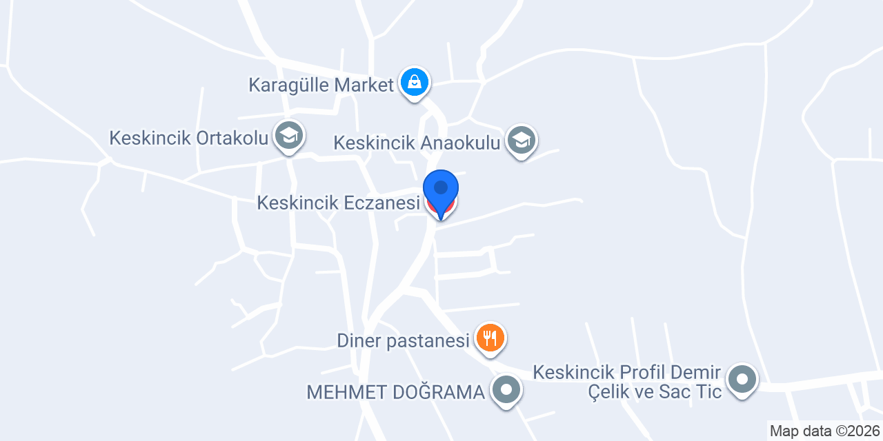 Keskincik Eczanesi konumu