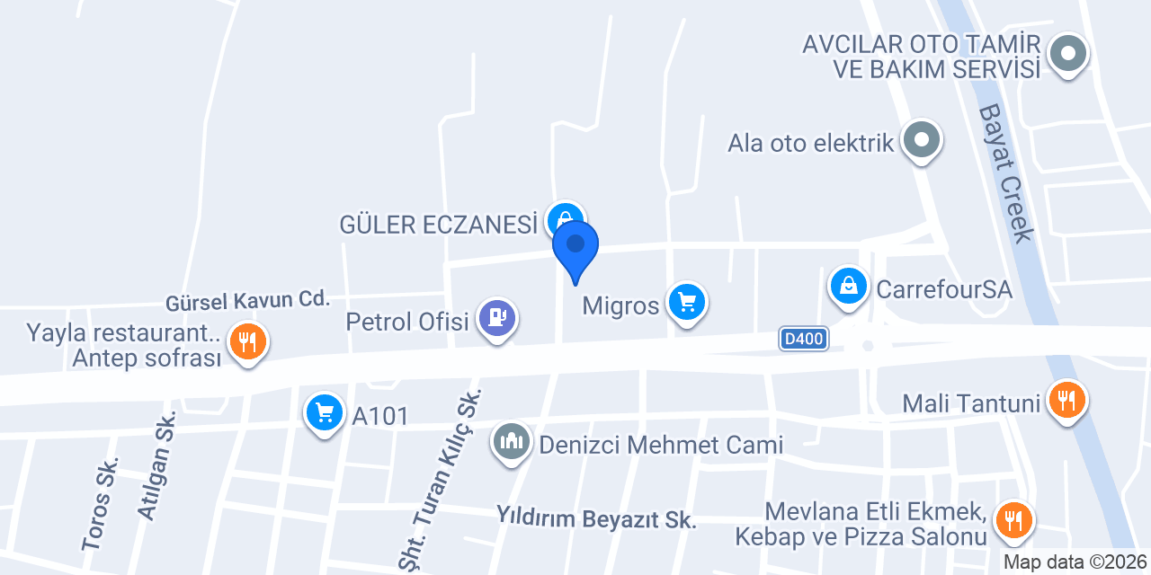 Nil Eczanesi konumu