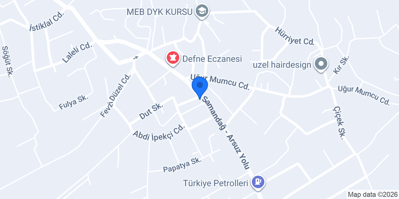 DeMir züccaciye&kırtasiye konumu
