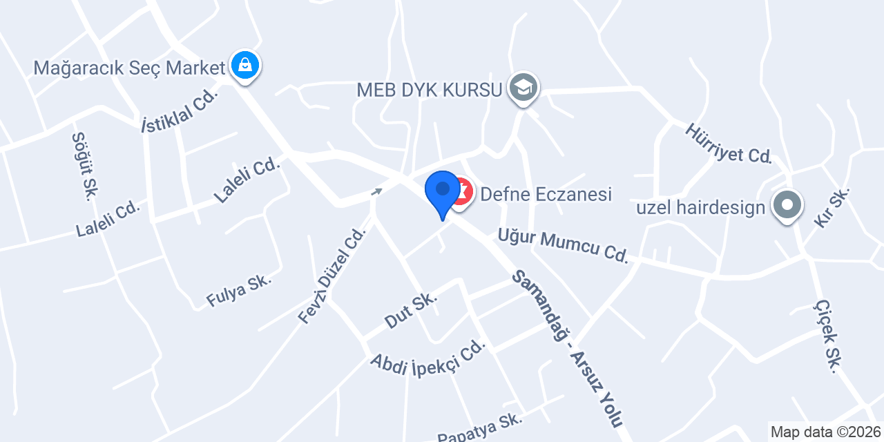 Düzel Oto Lastik konumu