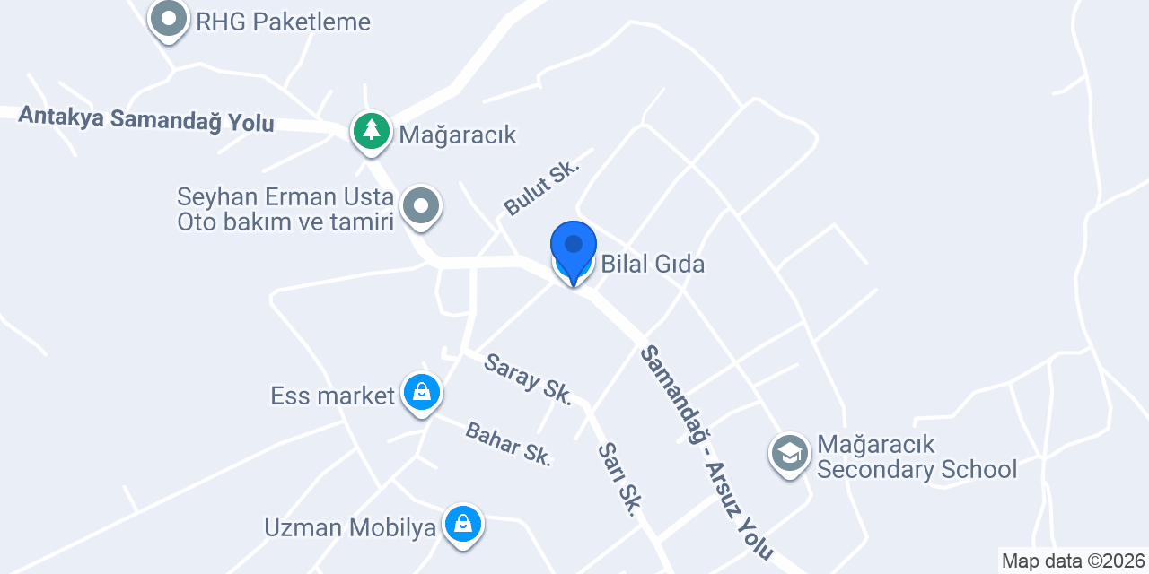 Bilal Gıda konumu