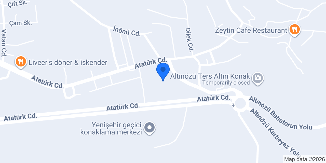 Lara çiçekçilik altınözü konumu