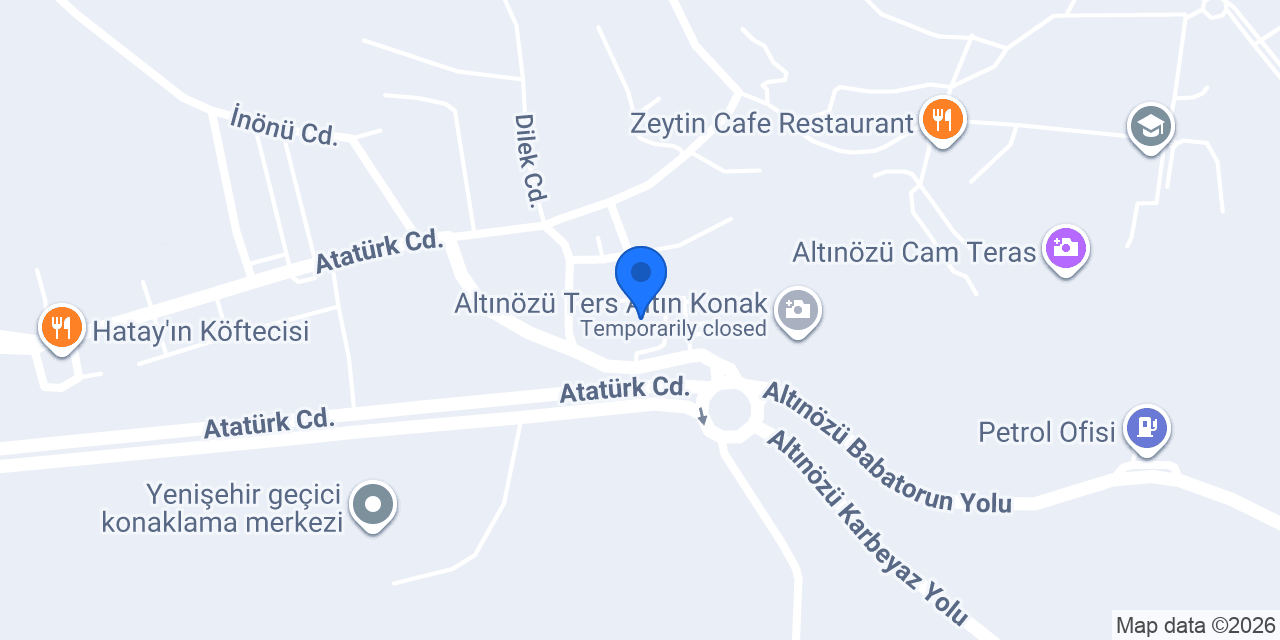 Altınözü Belediyesi konumu