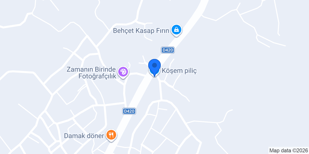Köşem piliç konumu