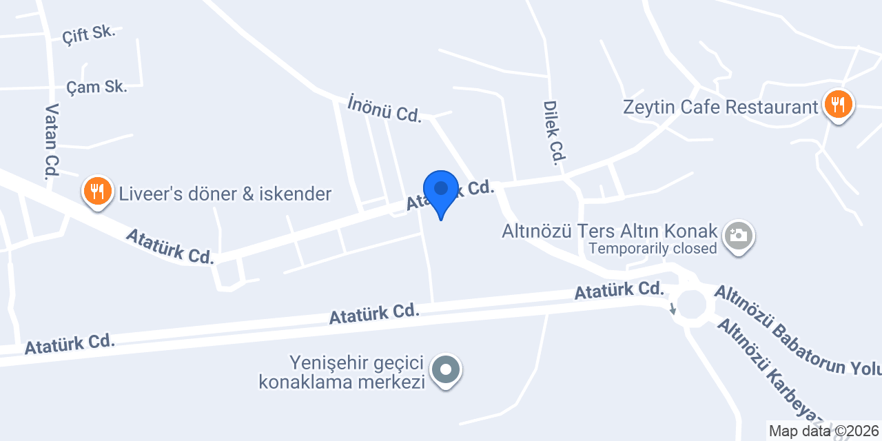 hanim ev yemekleri konumu