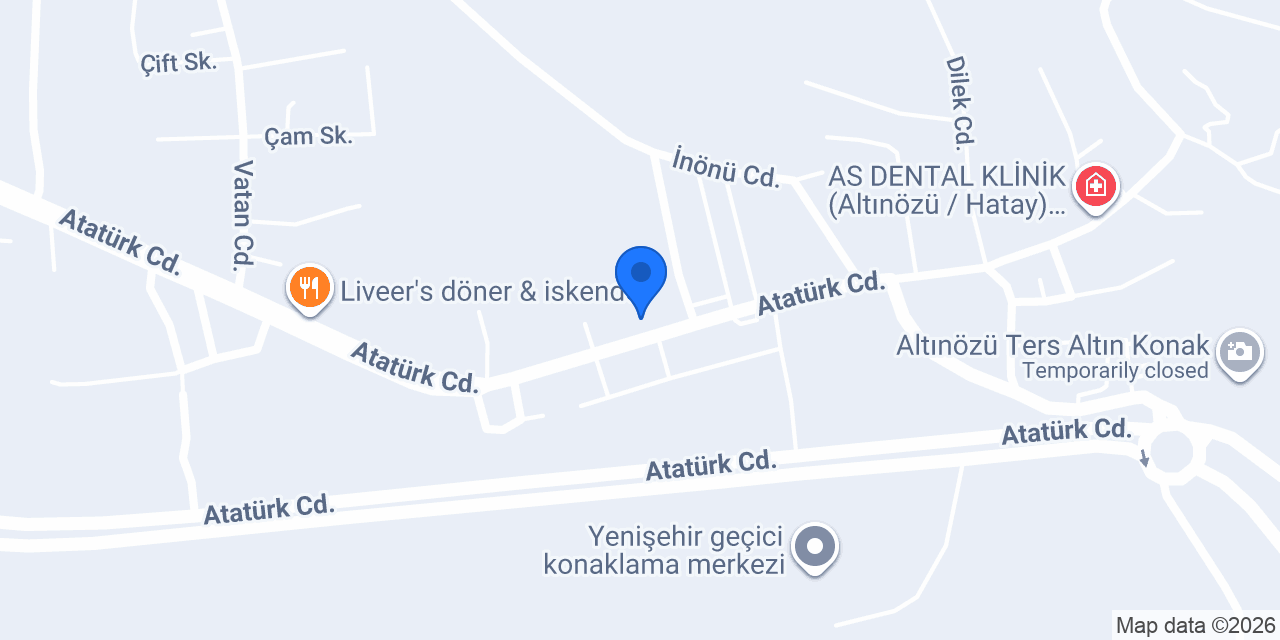 Kamaç metal konumu