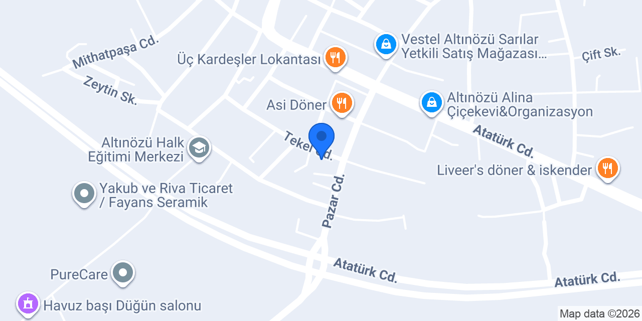 ÖZTÜRK DÖNER & Kasap konumu