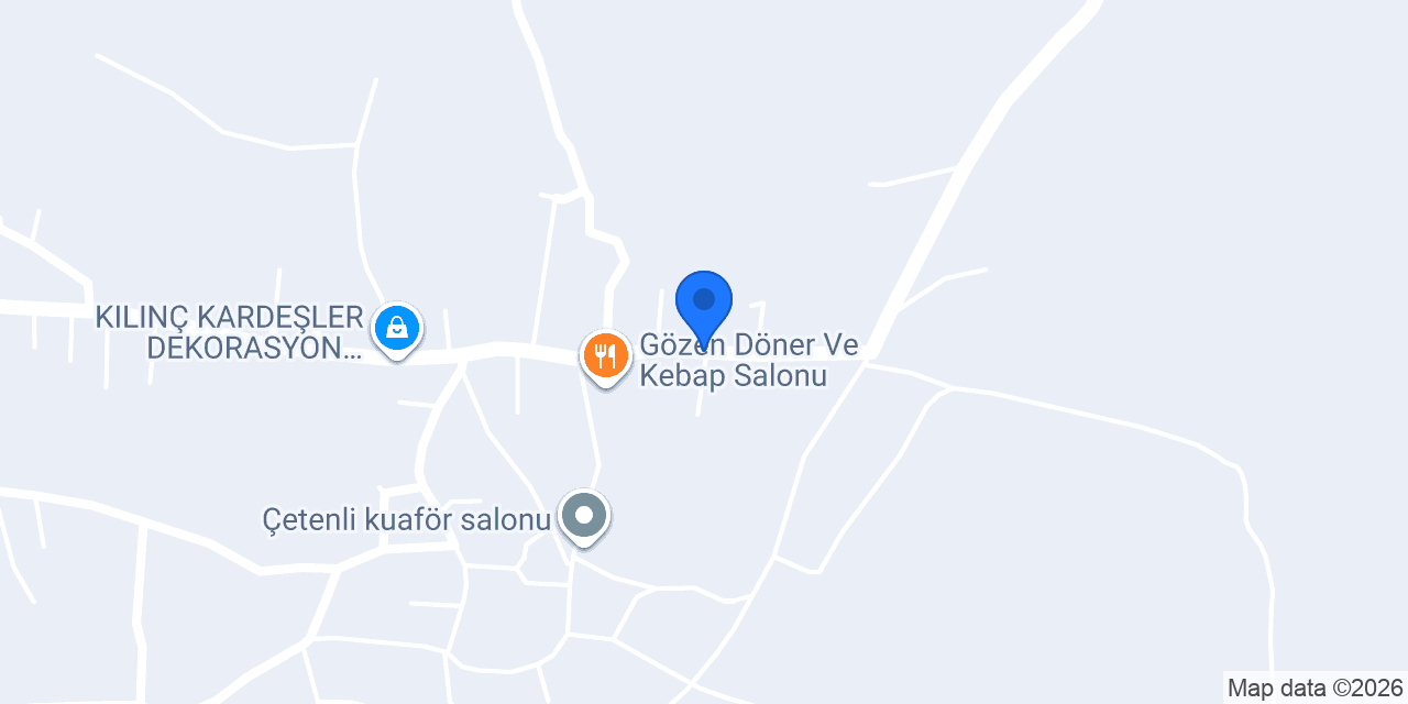 M G Güner mobilya konumu