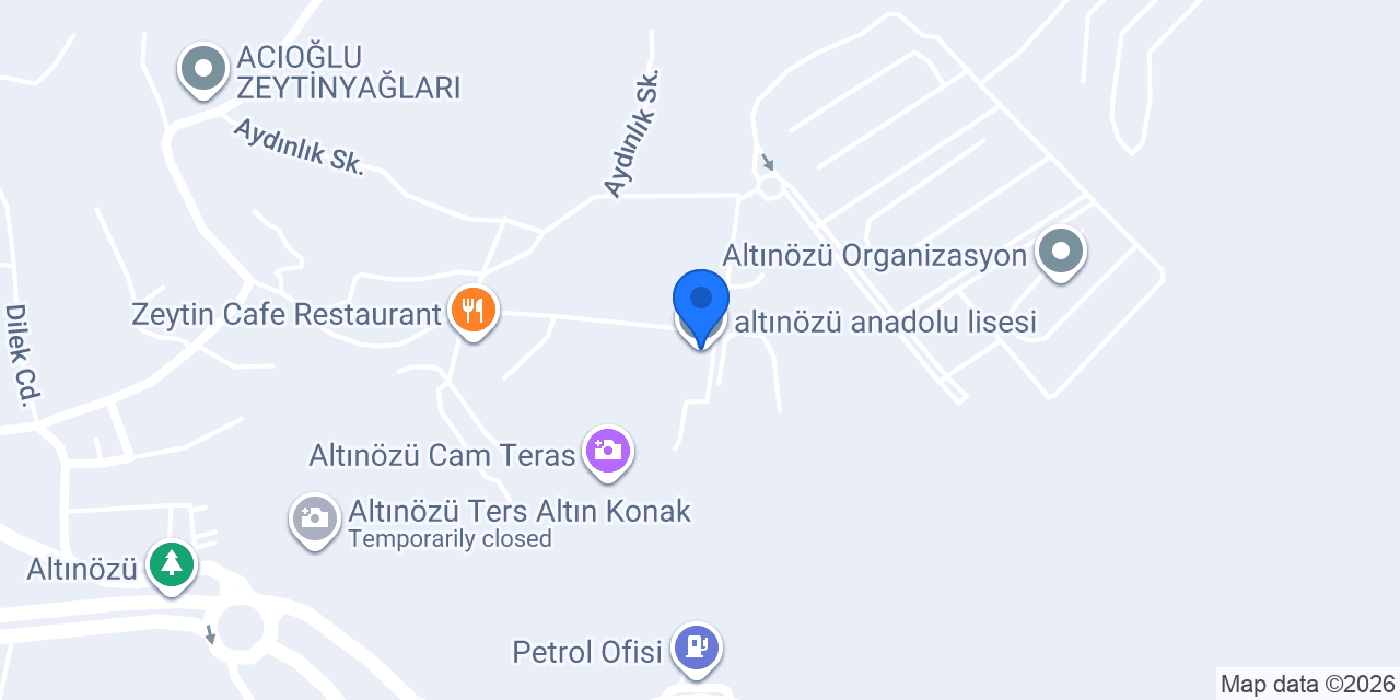 altınözü anadolu lisesi konumu