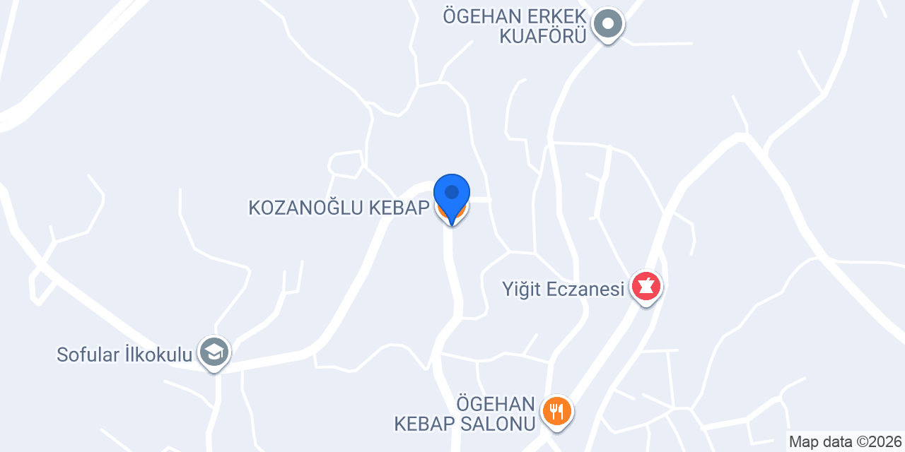 KOZANOĞLU KEBAP konumu