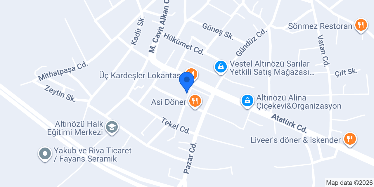 3 KARDEŞLER RESTORANT konumu