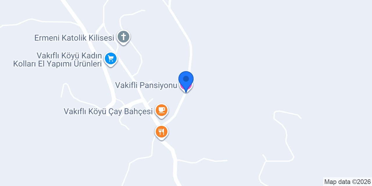 Vakifli Pansiyonu konumu
