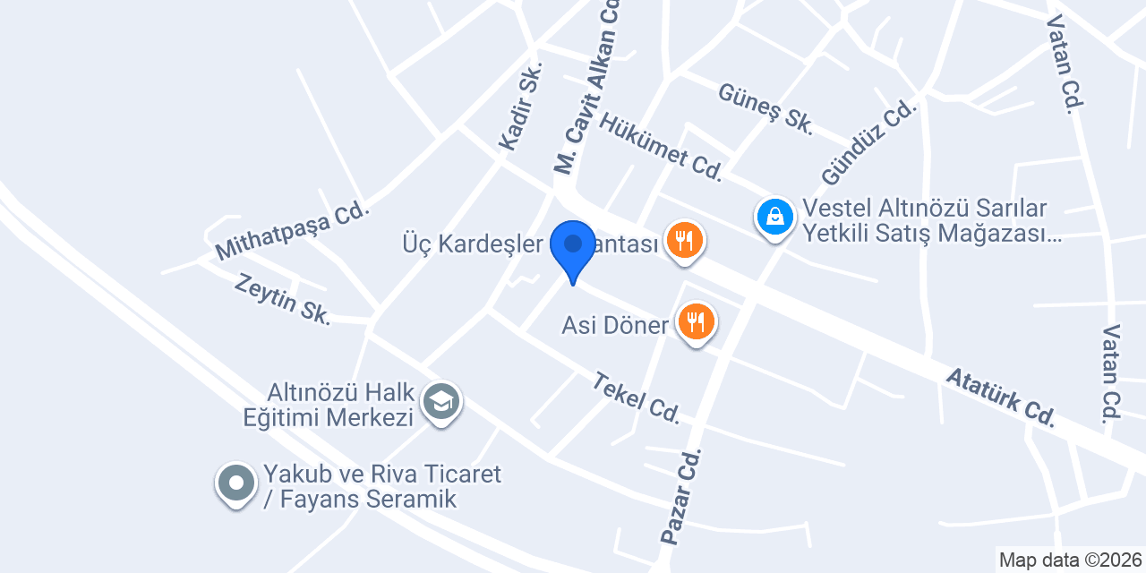 Kuşçular Lokantası konumu