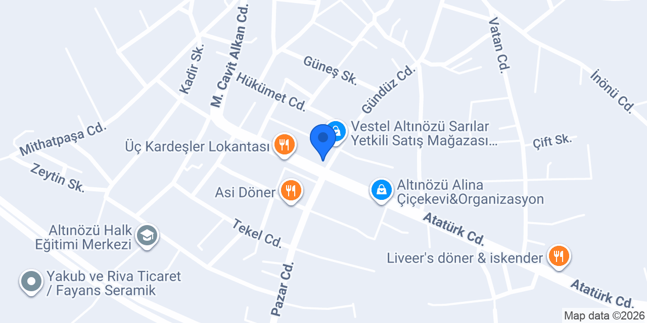 Üstün CAFE&PASTANE konumu