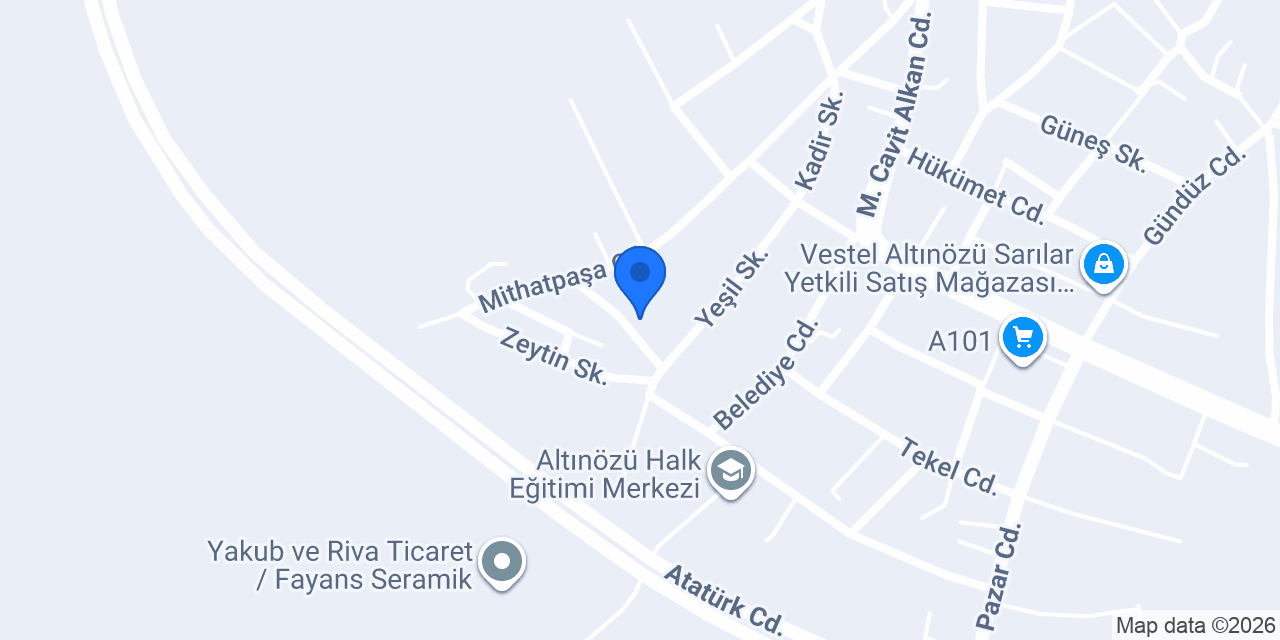 Kubilay metal ve prefabrik yapı konumu