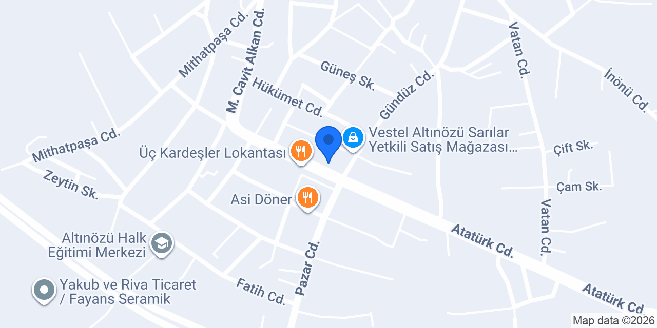 Kadim Et Pazarı konumu
