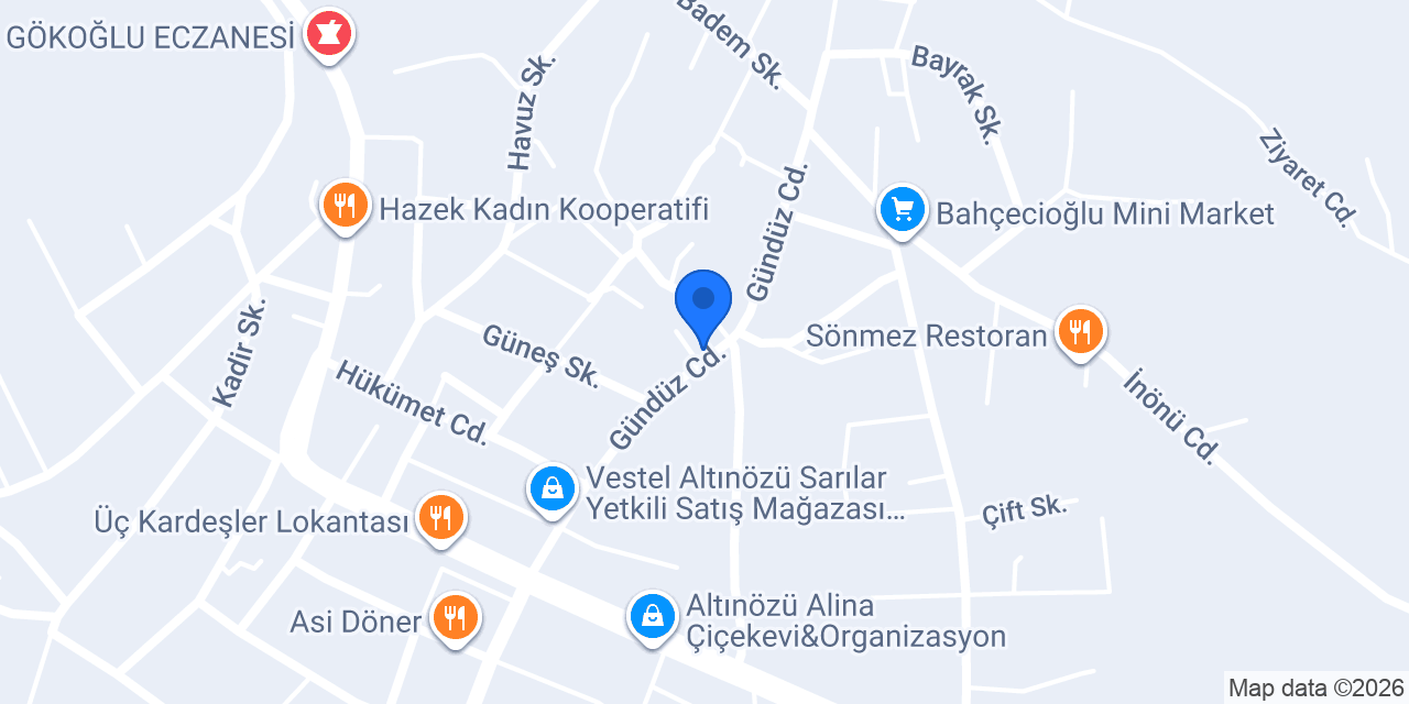 HURİOĞLU ŞUBE 2 konumu