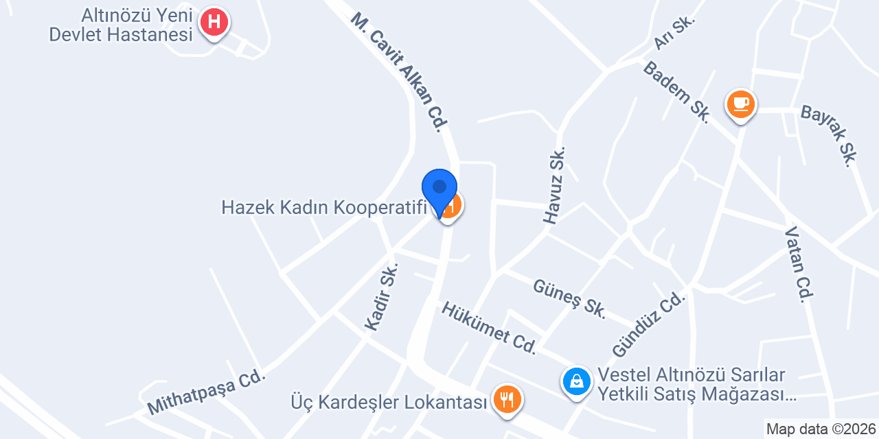 Ptt-altınözü Şubesi konumu