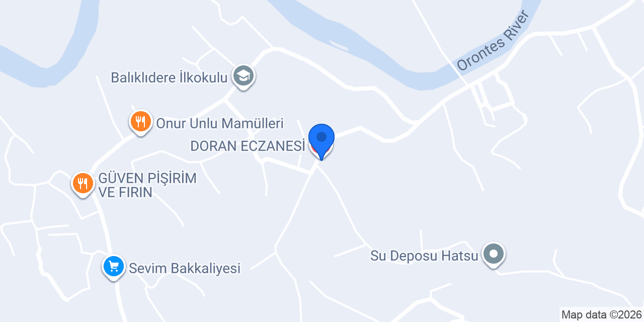 DORAN ECZANESİ konumu