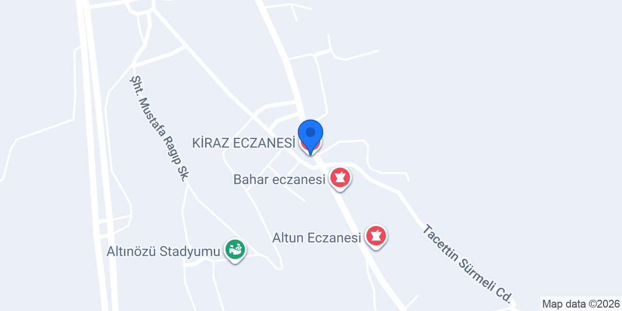 KİRAZ ECZANESİ konumu